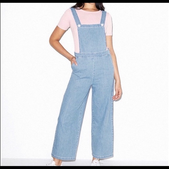 American Apparel Women’s Denim Overalls - Picture 2 of 7